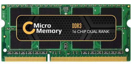 MicroMemory - RAM - CoreParts 8GB Memory Module 1600MHz DDR3 MAJOR SO-DIMM KTA-MB1600L/8G, KAS-N3CL/8G, CMSO8GX3M1C1600C11, KTL-TP3CL/8G, CT102464BF160B