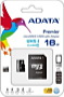 A-DATA - Krtya, fot - A-DATA 16Gb Class10 UHS-I microSD krtya + SD adapter