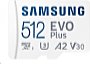 SAMSUNG - Krtya, fot - SDmicro 512Gb Samsung+Adapter EVO+ MB-MC512KA-EU