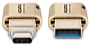 A-DATA - Pendrive - A-DATA AUC350-32G-CGD 32Gb USB 3.1 OTG pendrive, arany