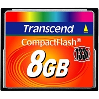 Transcend - Krtya, fot - CF 8Gb Compact Flash Transcend TS8GCF133